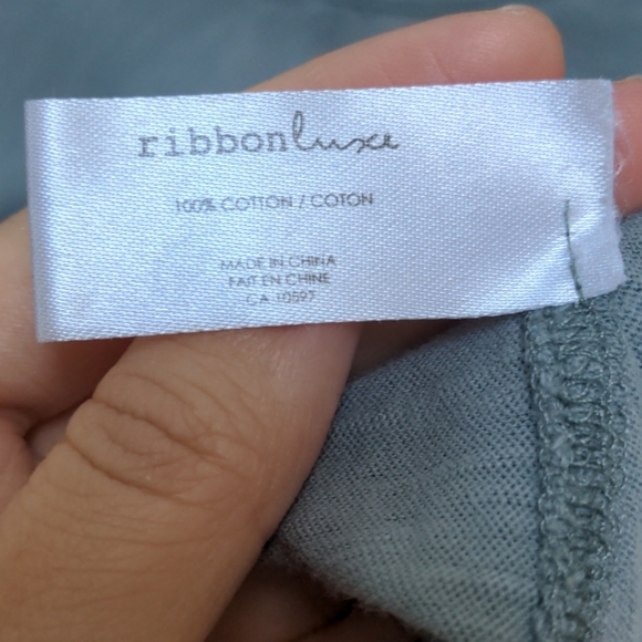 Ribbon Luxe Dolman Sleeve Tee - Picture 3 of 4